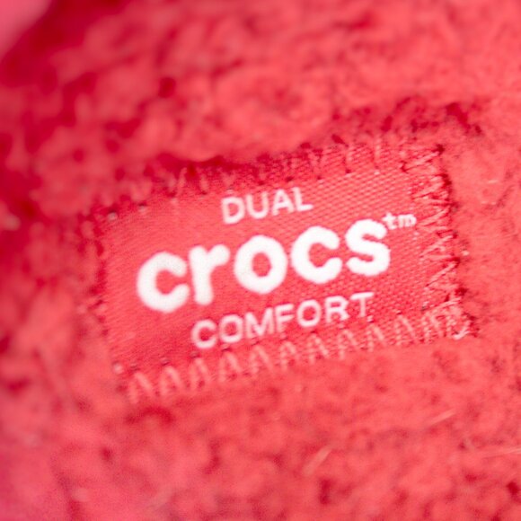 Crocs Kids Classic Holiday Lined Clogs Candy Cane Size Juniors 4 - Picture 9 of 9